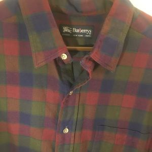 Men’s Burberry Check SHIRT - 100% cotton - Large